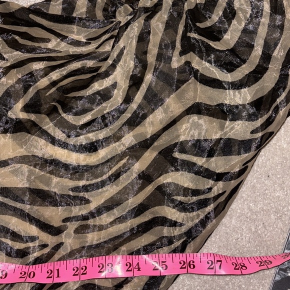 Luxe Fashion Zebra Eyelet cotton print ready to wear kaftan style  maxi dress - Picture 6 of 10